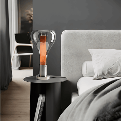 Glass Wood Ambient Lamp