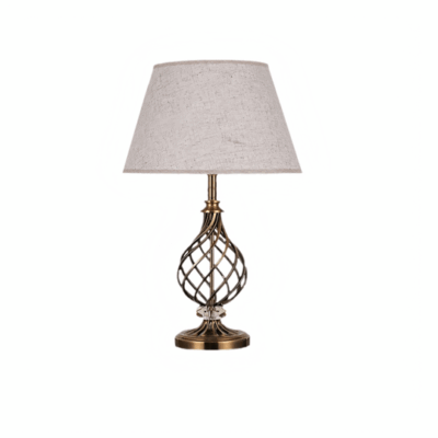 Classic Woven Fabric Desk Lamp