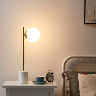 Nordic Marble Globe Table Lamp