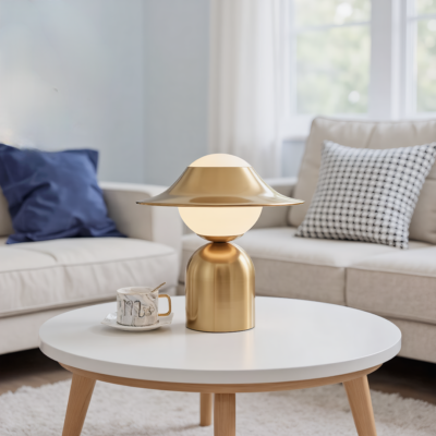 Rotating UFO Decorative table lamp