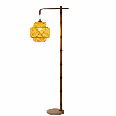 Bamboo Glow Floor Lamp