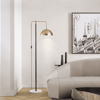 Lux Gold Floor Lamp