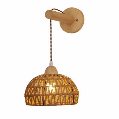 Nature Glow Rattan Wall Lamp
