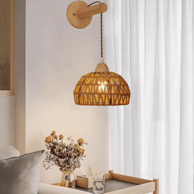 Nature Glow Rattan Wall Lamp