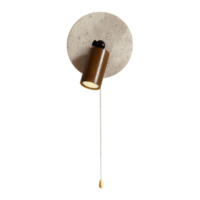 Natural Travertine Wall Sconce