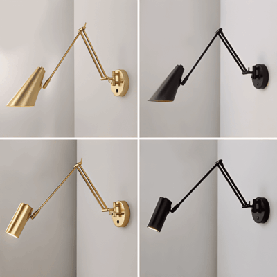 Nordic Luxury Swing Arm Wall Lamp