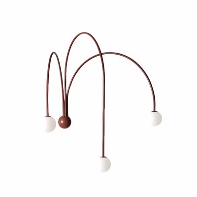 Retro Glow Arc Wall Lamp