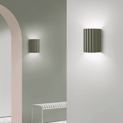 Textured Resin Wall Sconce