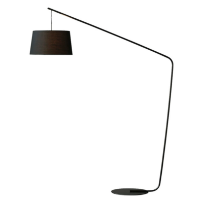 Arc Linen Floor Lamp