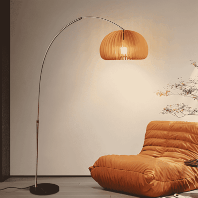 Pumpkin Glow Floor Lamp