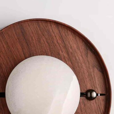 Wood Grain Glow Wall Lamp