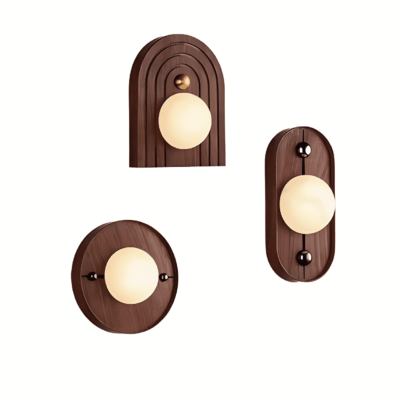 Wood Grain Glow Wall Lamp