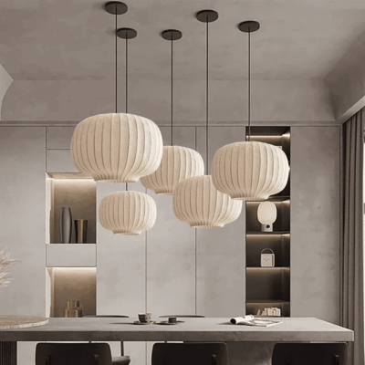 Cozy Silk Pendant Light