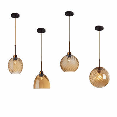 Modern Glass Art Chandelier