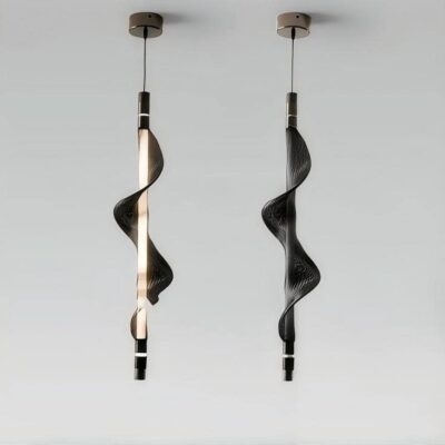Modern Twist Chandelier