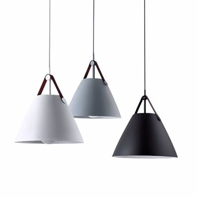 Nordic Leather & Iron Chandelier
