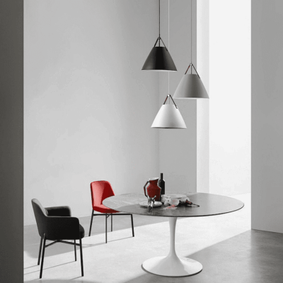 Nordic Leather & Iron Chandelier