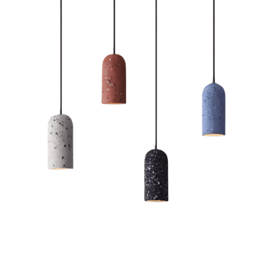 Vintage Terrazzo Art Chandelier