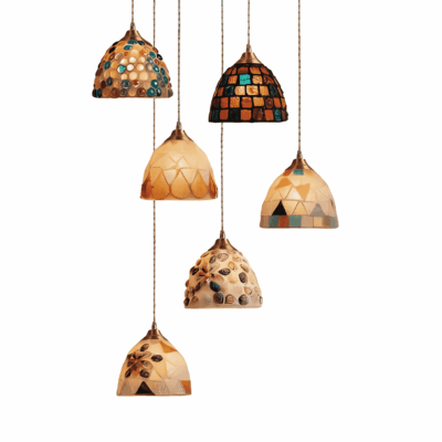 Vintage Shell Chandelier