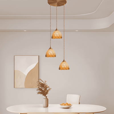 Vintage Shell Chandelier
