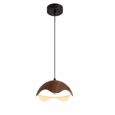 Vintage-Wood Grain Chandelier