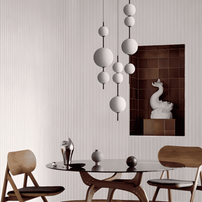 Cozy Sphere String Chandelier