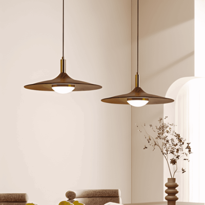 Natural Wood Chandelier