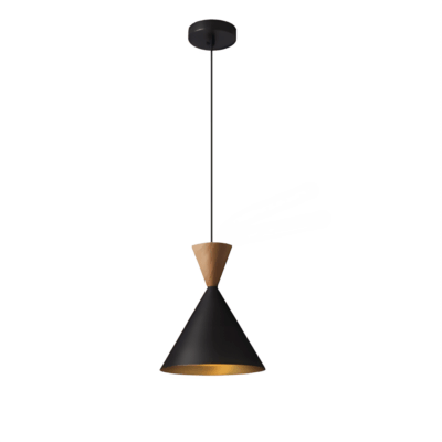 Natural Iron & Wood Chandelier