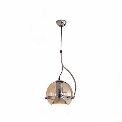 Spin Shade Glass Chandelier