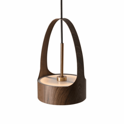 Wooden Glow Pendant Light